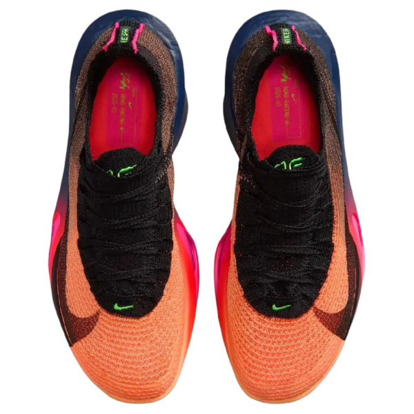 NIKE Alphafly 3 Дышащая и Легкая Беговая Обувь Мужская Оранжевая Черная
