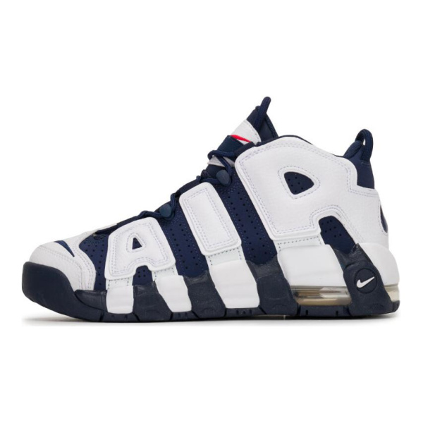 Nike Air More Uptempo Синтетическая кожа противоскользящий устойчивый к истиранию дышащий высокий топ