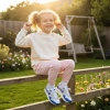 Nike Air Max 1 Комфортные Устойчивые к Износу Низкие Кроссовки для Беговых Занятий Детские Белые и Синие