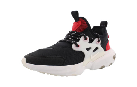 Nike React Presto Slip Resistant Abrasion Resistant Kids Lifestyle Shoes Черный Красный Дети Возраст 3-7 Лет