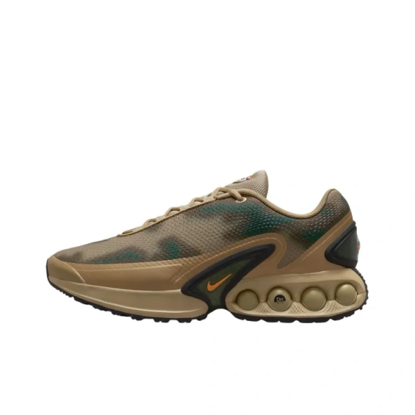 Nike Air Max DN Дышащая Поддержка Низкий Верх Повседневные Городские Беговые Кроссовки Мужские Коричневые