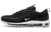 Nike Air Max 97 Амортизация Низкие Повседневные Беговые Кроссовки Унисекс Черный Белый