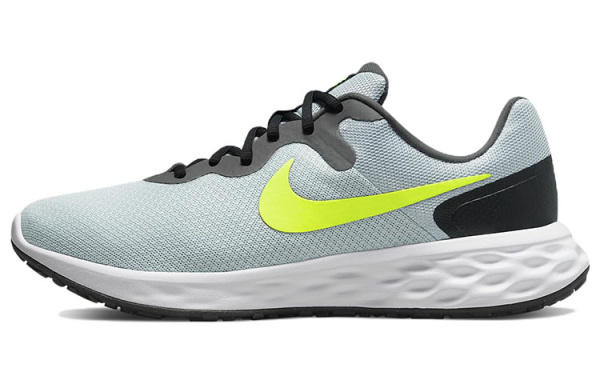 Nike REVOLUTION 6 Ткань Низкий Верх Повседневные Беговые Кроссовки Мужские Синий Желтый