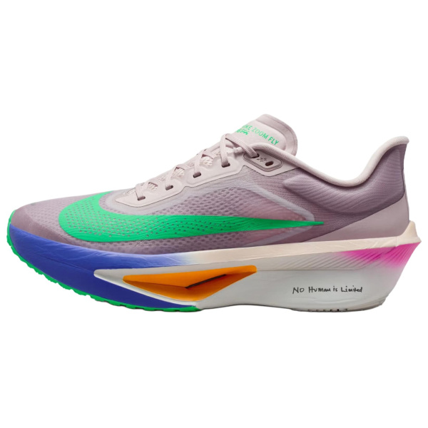 Nike Zoom Fly 6 Carbon Plate Беговые кроссовки Унисекс Серый Зеленый