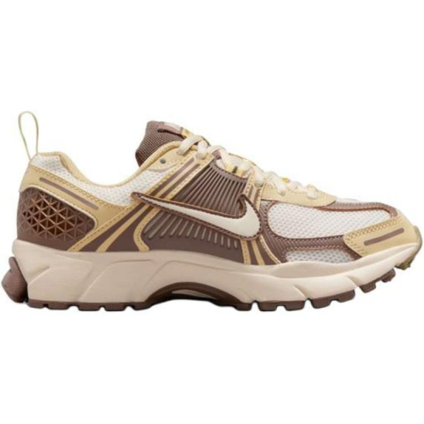 Nike Vomero 5 Устойчивые к истиранию Низкие Детские Беговые Кроссовки Белый-Коричневый