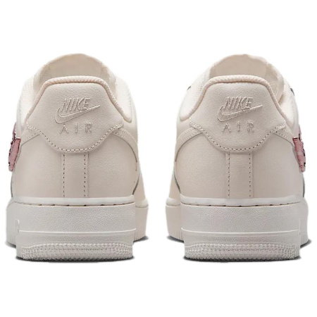 Nike Air Force 1 Slip-Resistant Abrasion-Resistant Low-Top Скейтборд Кроссовки Унисекс Белый Розовый