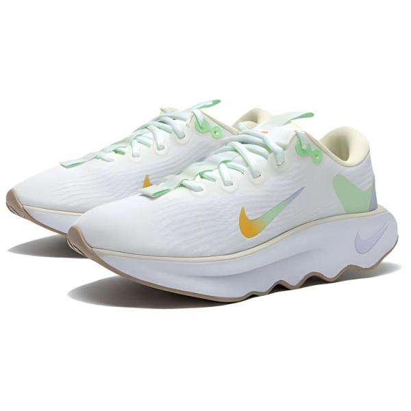 Nike Motiva Устойчивые к истиранию низкие повседневные беговые кроссовки для женщин белые