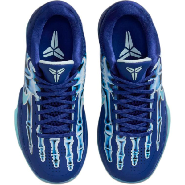 Nike Zoom Kobe 5 Комфортные Низкие Кроссовки для Баскетбола Детские Синие Унисекс