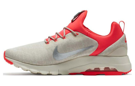 Nike Air Max MOTION Амортизация Износостойкие Низкие Повседневные Беговые Кроссовки Женские Серый Красный