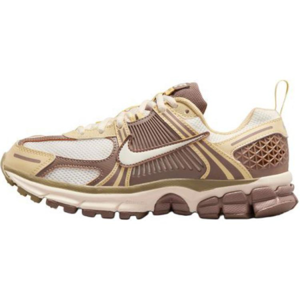 Nike Vomero 5 Устойчивые к истиранию Низкие Детские Беговые Кроссовки Белый-Коричневый