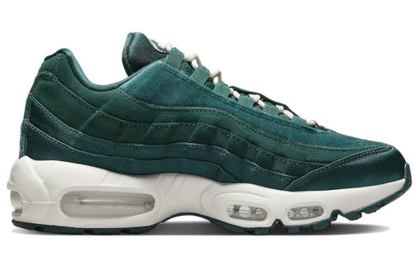 Nike Air Max 95 'Вельветовый Бирюзовый' Сетка Замша Низкий Верх Повседневная Обувь Женская Зеленая