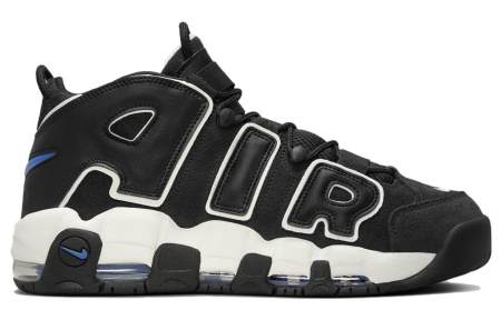 Nike Air More Uptempo MID Топ Винтажные Баскетбольные Кроссовки Мужские Черно-Белые