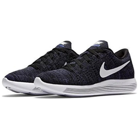Nike LunarEpic Flyknit Износостойкие и Легкие Низкие Беговые Кроссовки Женские Черные