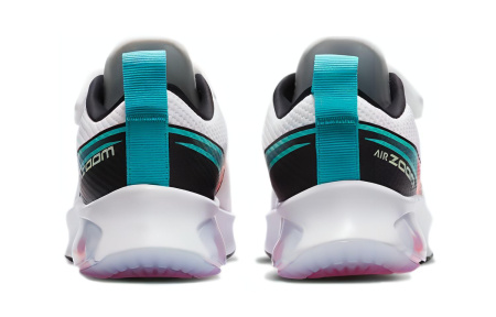 Nike Air Zoom Arcadia Амортизация Низкие Беговые Кроссовки Белый Красный Синий Детские Возраст 3-7 лет
