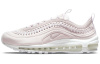 Nike Air Max 97 Vintage Устойчивые к истиранию Дышащие Низкие Повседневные Беговые Кроссовки Женские Розовые Белые Серые
