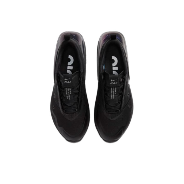Nike Air Max Up Ткань Низкие Повседневные Беговые Кроссовки Женские Черные