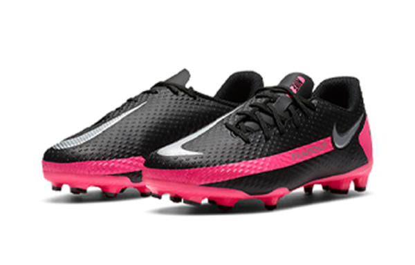 Nike Phantom GT ACADEMY MG GS Low Детские футбольные бутсы Черные Розовые