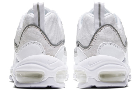 Nike Air Max 98 Амортизация Устойчивость к истиранию Легкий Низкий Верх Повседневные Беговые Кроссовки Женские Белые