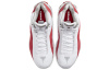 Nike Shox BB4 Series Varsity Красный Нескользящий Легкий MID Топ Баскетбольные кроссовки для игры Мужской Красно-белый