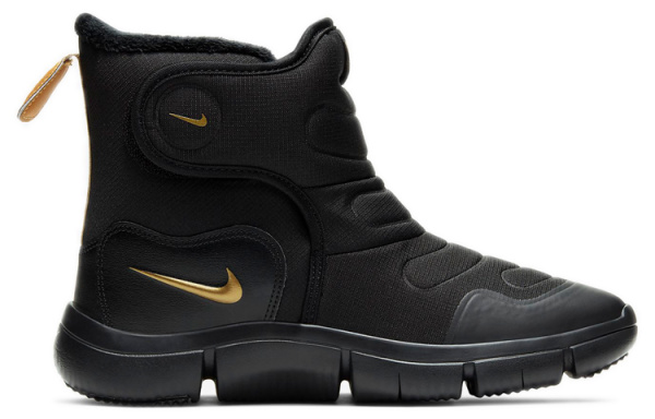 Nike Novice Boot High Топ Детские Лайфстайл Кроссовки Черные Подростковые