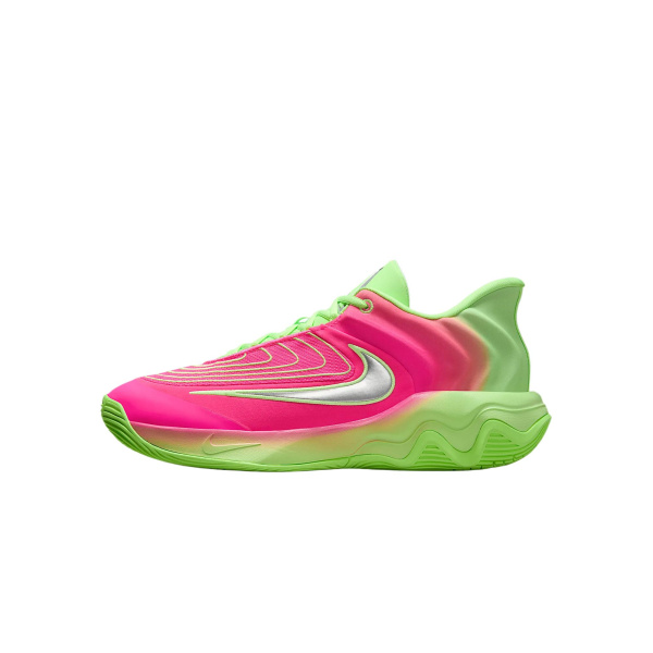 Nike Giannis Immortality 4 Low Топ Баскетбольные кроссовки Мужской Взрывной Зеленый Желтый