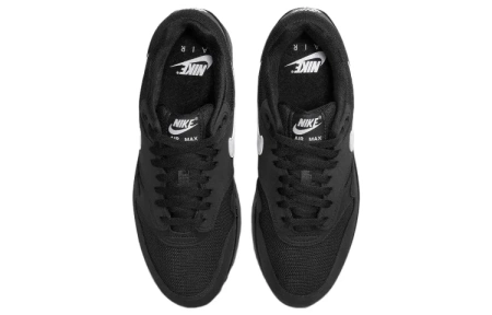 Nike Air Max 1 Износостойкие Низкие Повседневные Беговые Кроссовки Мужские Черно-Белые