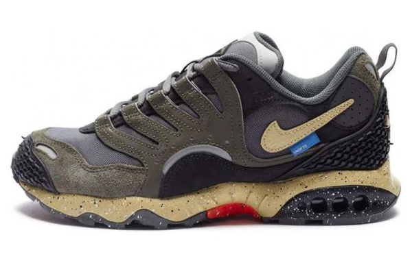UNDEFEATED X Nike Air Terra Humara 'Оливковый' Устойчивый к истиранию Низкий Топ Повседневная обувь Унисекс Синий Серый