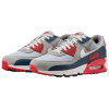 Nike Air Max 90 Износостойкий Дышащий Низкий Топ Повседневная Обувь Мужская Серый Синий Красный