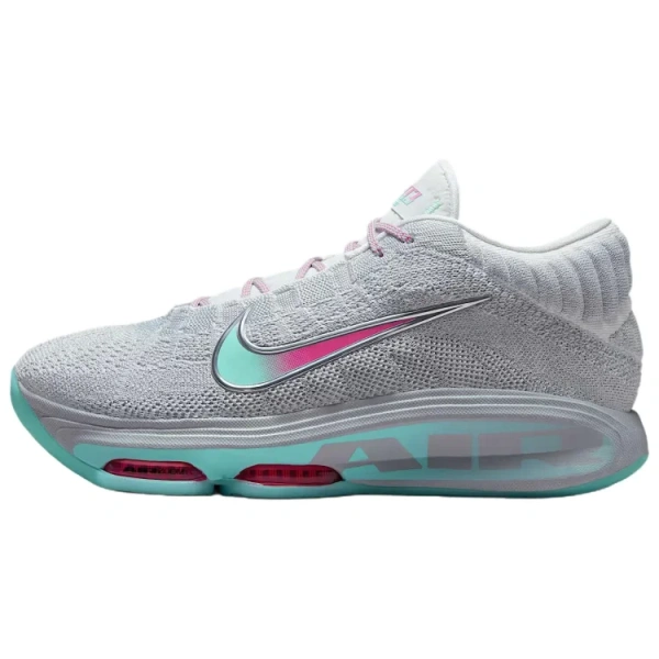 Nike GT Hustle 3 Противоскользящие Устойчивые к истиранию Низкие Баскетбольные Кроссовки Унисекс Серый Синий
